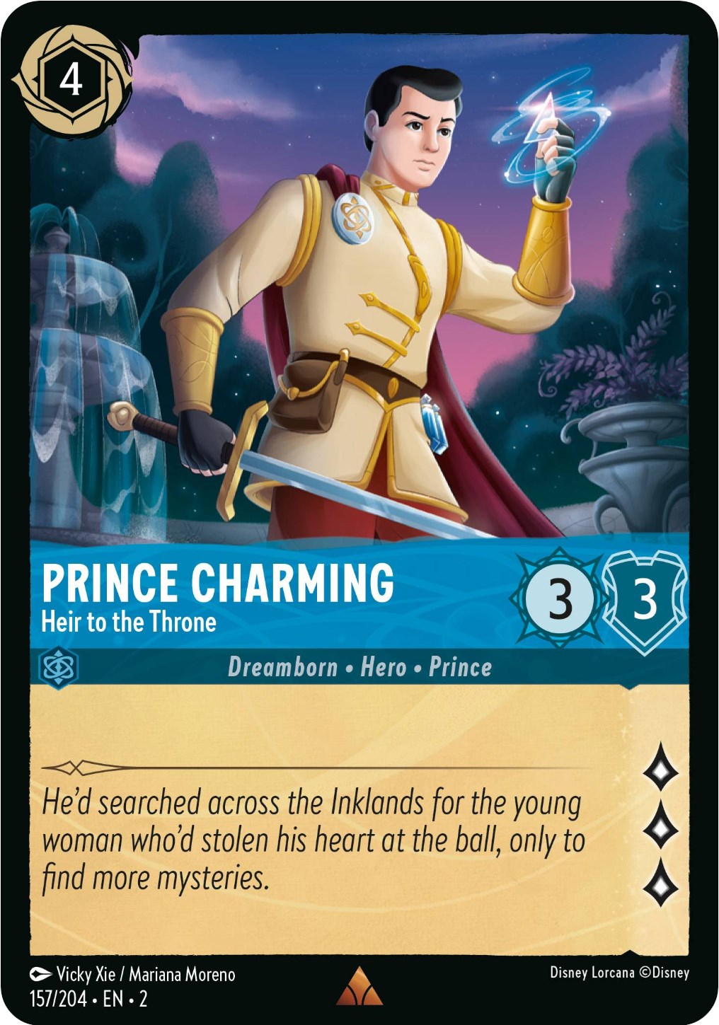 Prince Charming - Heir to the Throne (157/204) [Rise of the Floodborn] | Tabernacle Games