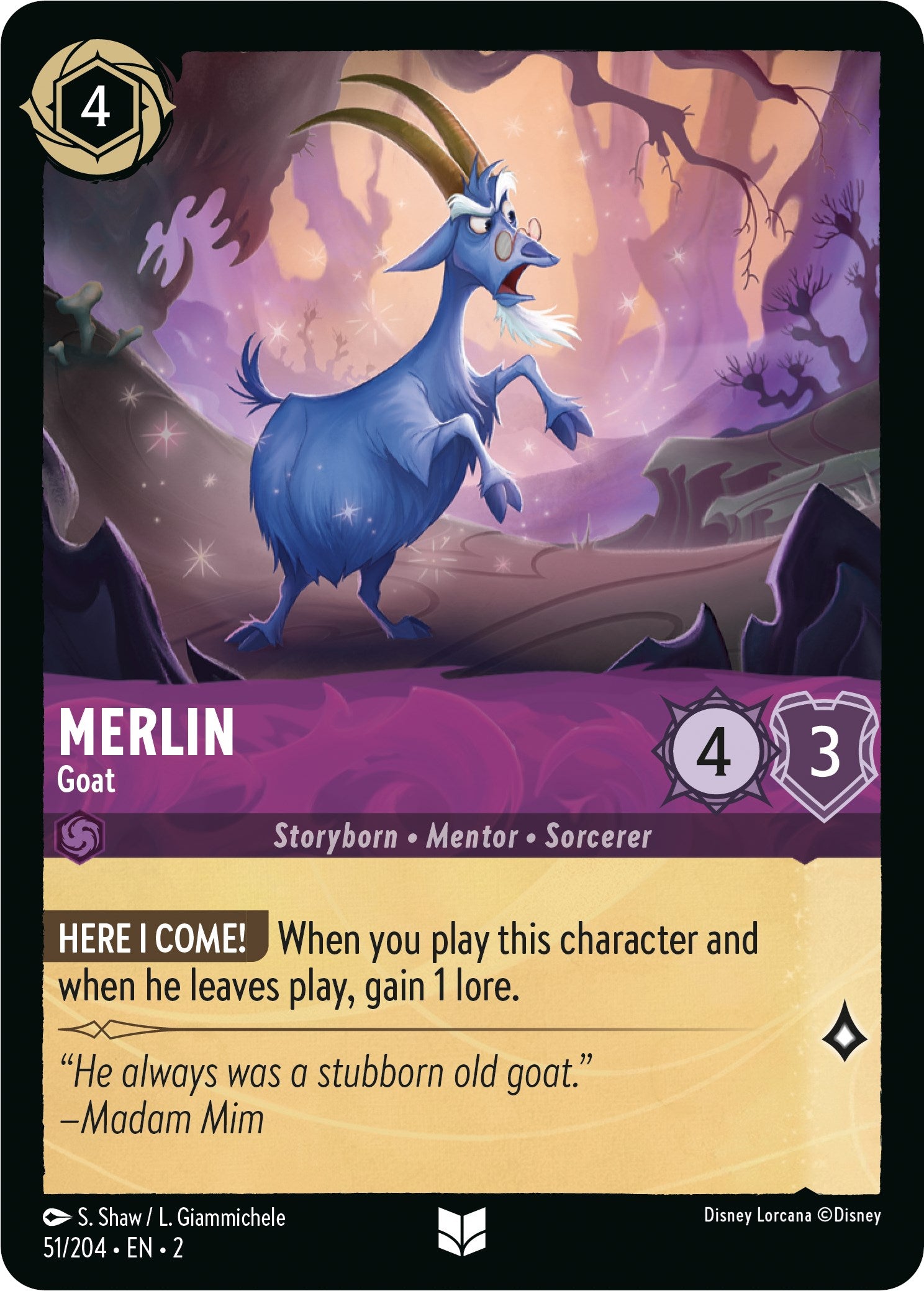 Merlin - Goat (51/204) [Rise of the Floodborn] | Tabernacle Games