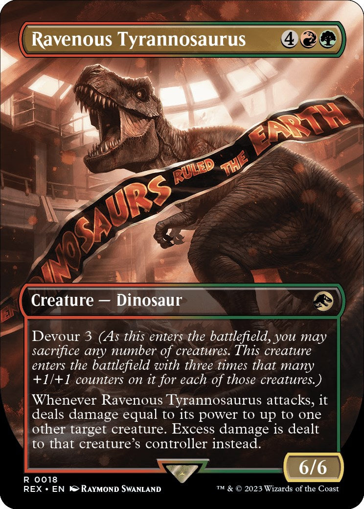 Ravenous Tyrannosaurus (Borderless) [Jurassic World Collection] | Tabernacle Games