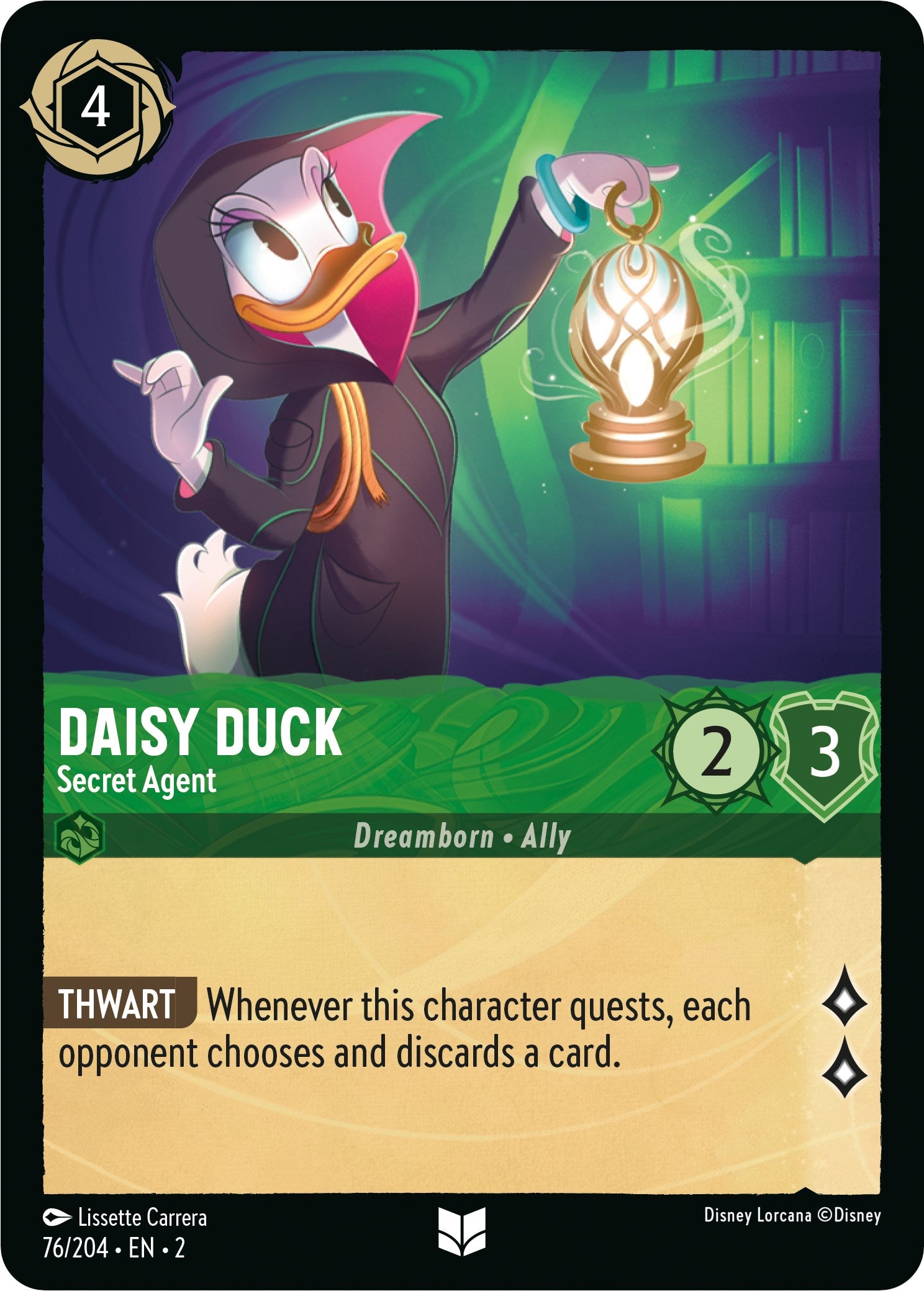 Daisy Duck - Secret Agent (76/204) [Rise of the Floodborn] | Tabernacle Games