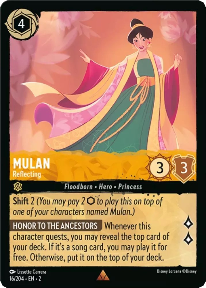 Mulan - Reflecting (16/204) [Rise of the Floodborn] | Tabernacle Games