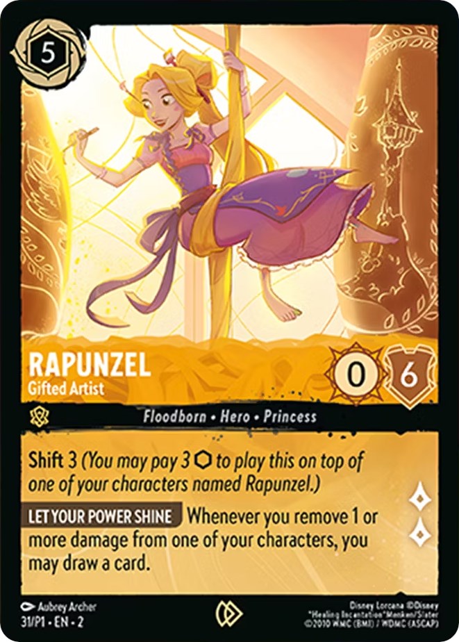 Rapunzel - Gifted Artist (31) [Promo Cards] | Tabernacle Games