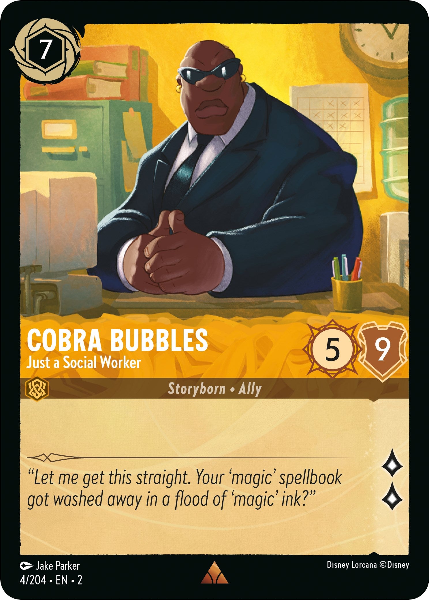 Cobra Bubbles - Just a Social Worker (4/204) [Rise of the Floodborn] | Tabernacle Games