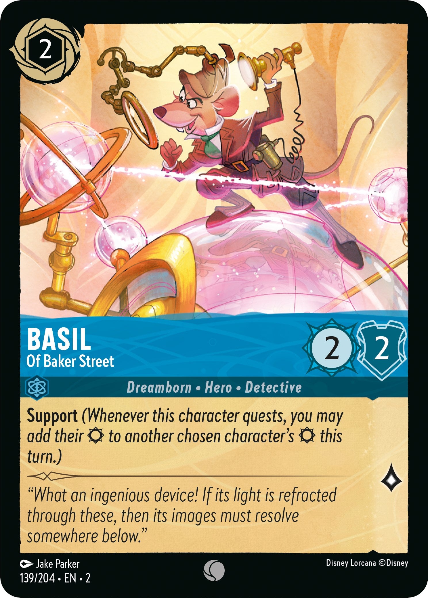Basil - Of Baker Street (139/204) [Rise of the Floodborn] | Tabernacle Games
