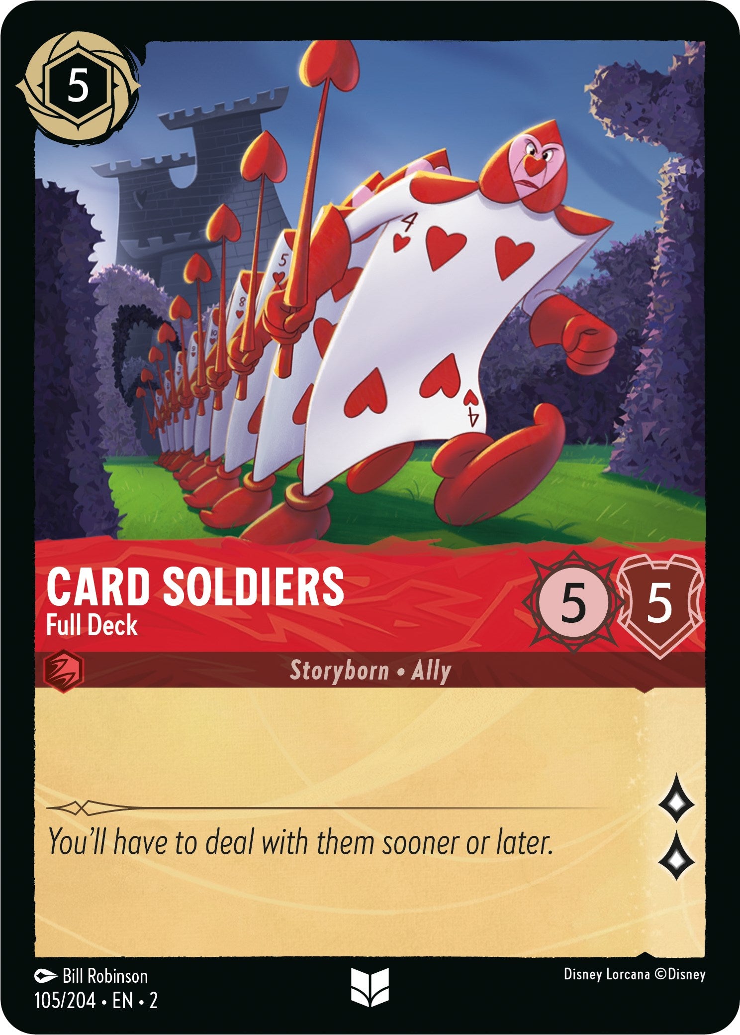 Card Soldiers - Full Deck (105/204) [Rise of the Floodborn] | Tabernacle Games