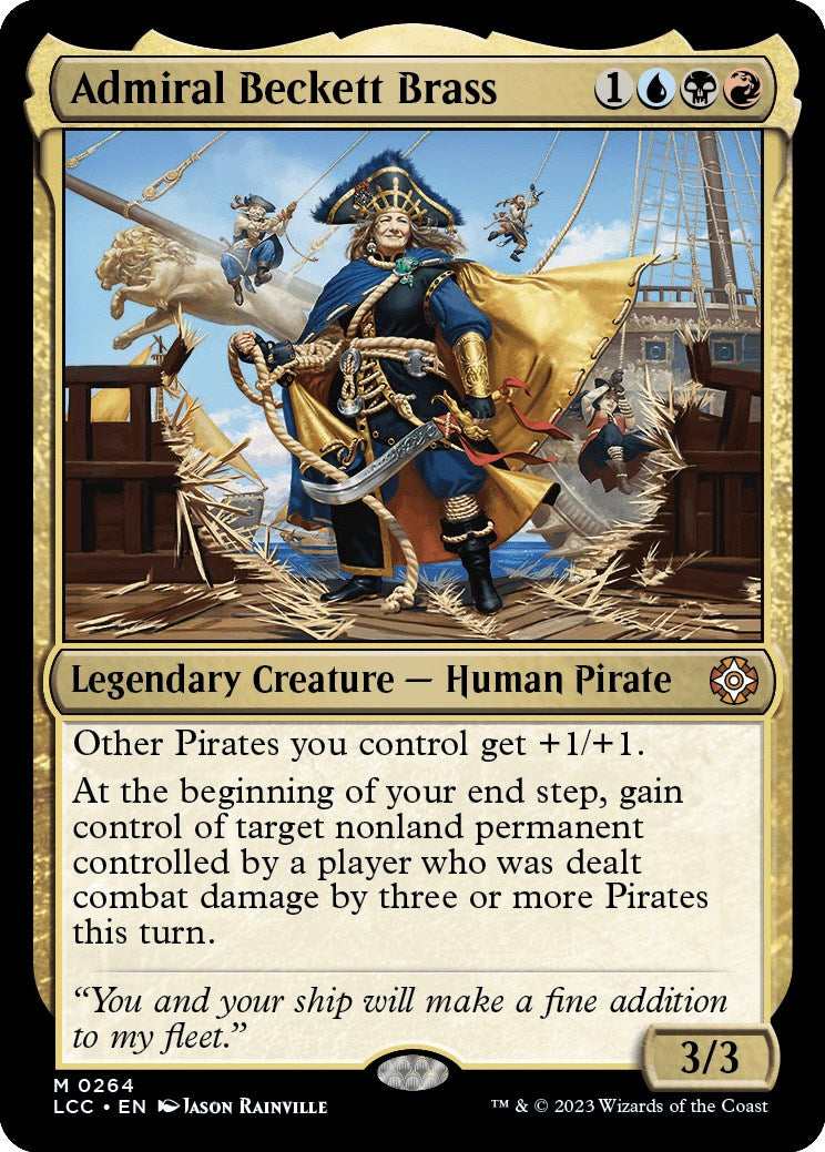 Admiral Beckett Brass [The Lost Caverns of Ixalan Commander] | Tabernacle Games