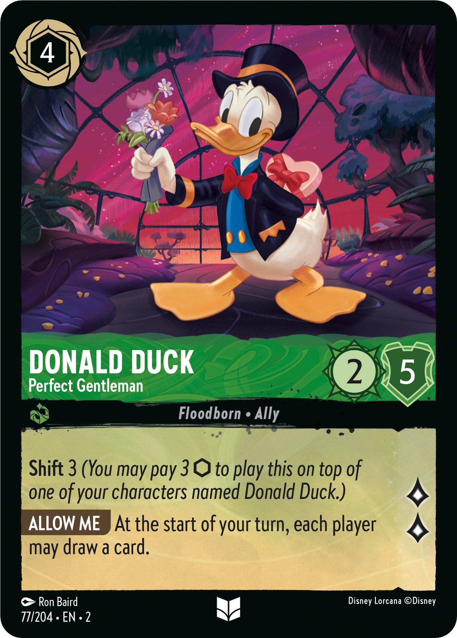 Donald Duck - Perfect Gentleman (77/204) [Rise of the Floodborn] | Tabernacle Games