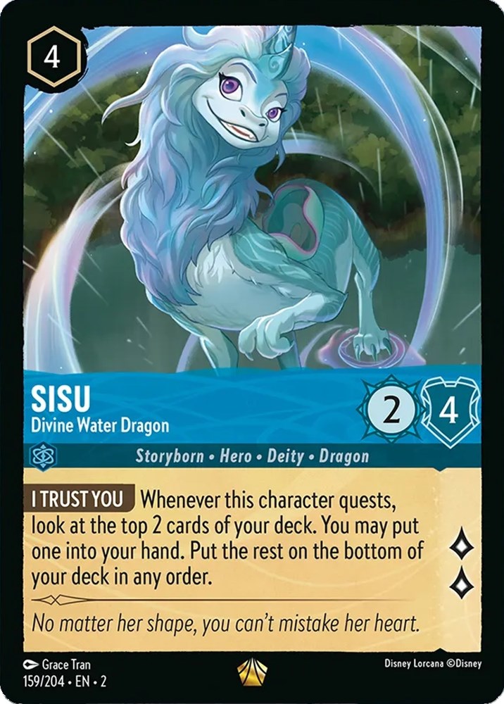 Sisu - Divine Water Dragon (159/204) [Rise of the Floodborn] | Tabernacle Games