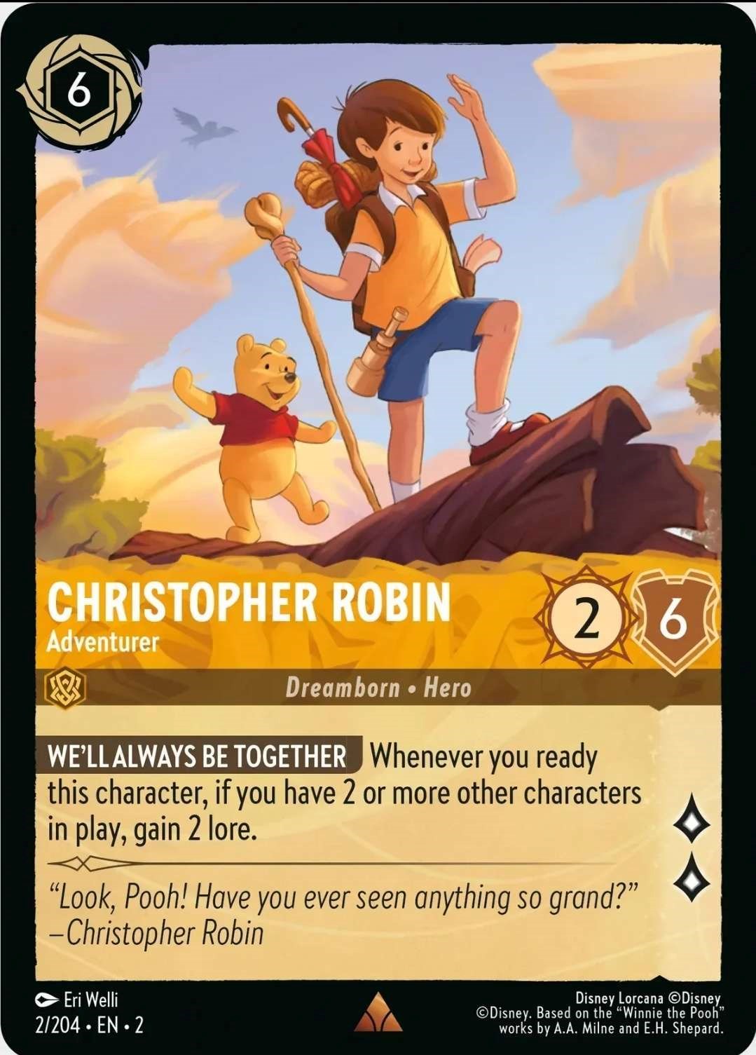 Christopher Robin - Adventurer (2/204) [Rise of the Floodborn] | Tabernacle Games