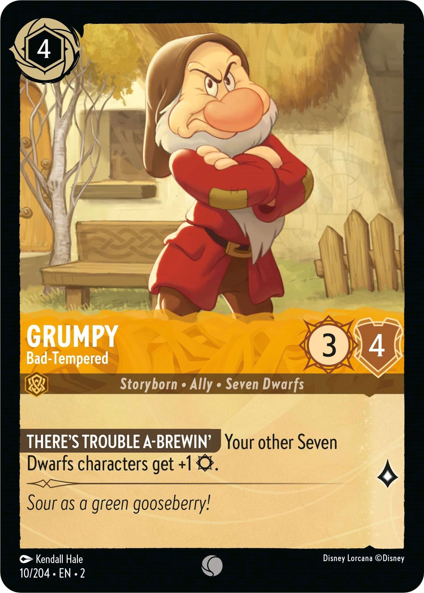Grumpy - Bad-Tempered (10/204) [Rise of the Floodborn] | Tabernacle Games