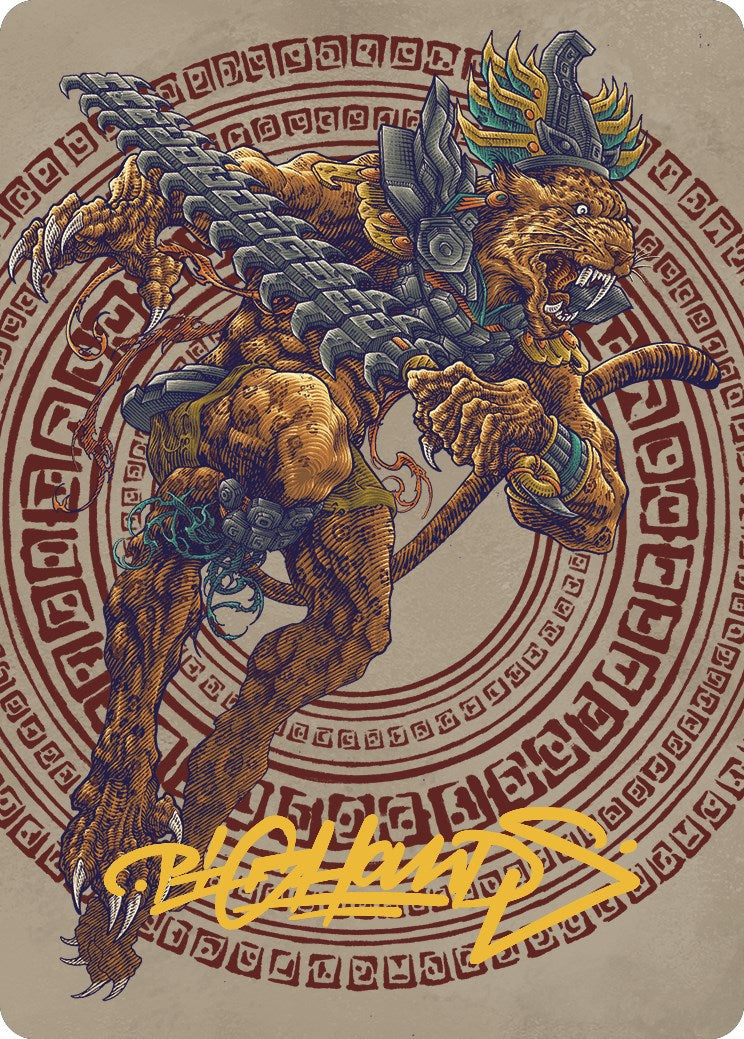 Sovereign Okinec Ahau Art Card (Gold-Stamped Signature) [The Lost Caverns of Ixalan Art Series] | Tabernacle Games