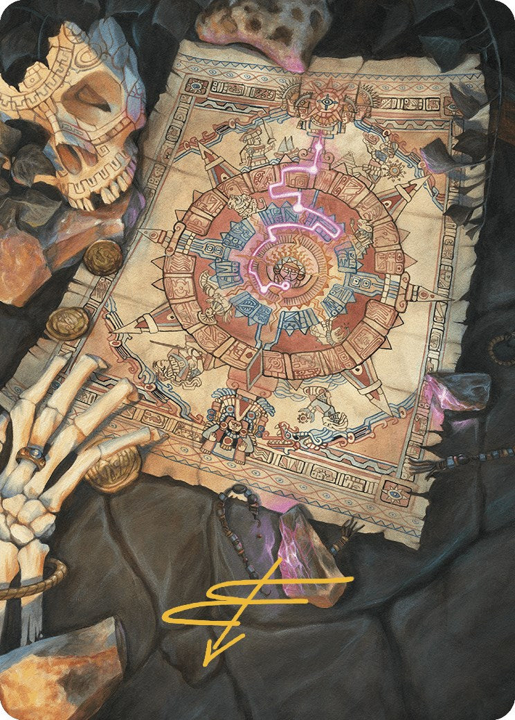 Map Token Art Card (Gold-Stamped Signature) [The Lost Caverns of Ixalan Art Series] | Tabernacle Games