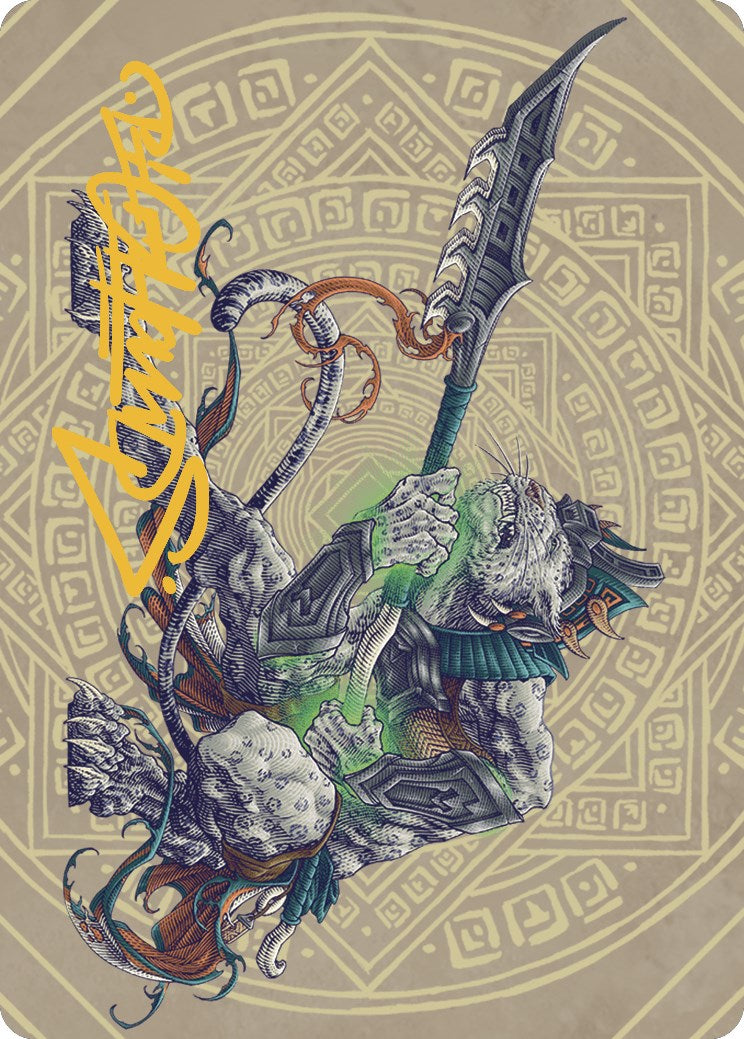 Kutzil, Malamet Exemplar Art Card (Gold-Stamped Signature) [The Lost Caverns of Ixalan Art Series] | Tabernacle Games