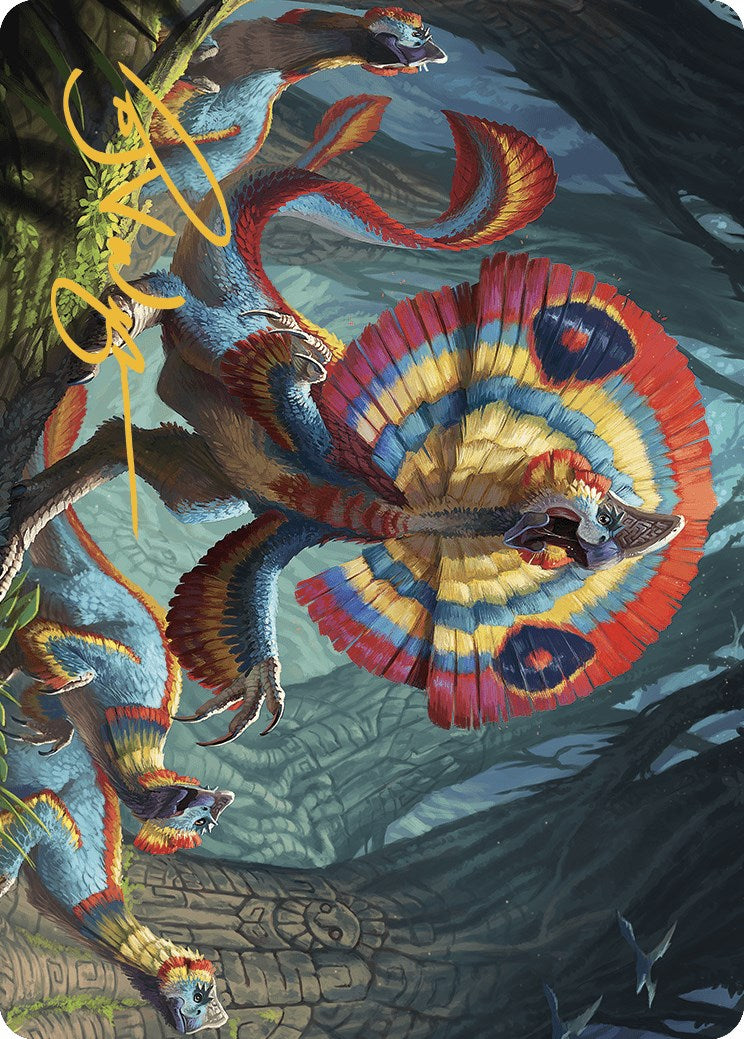 Sunfrill Imitator Art Card (Gold-Stamped Signature) [The Lost Caverns of Ixalan Art Series] | Tabernacle Games