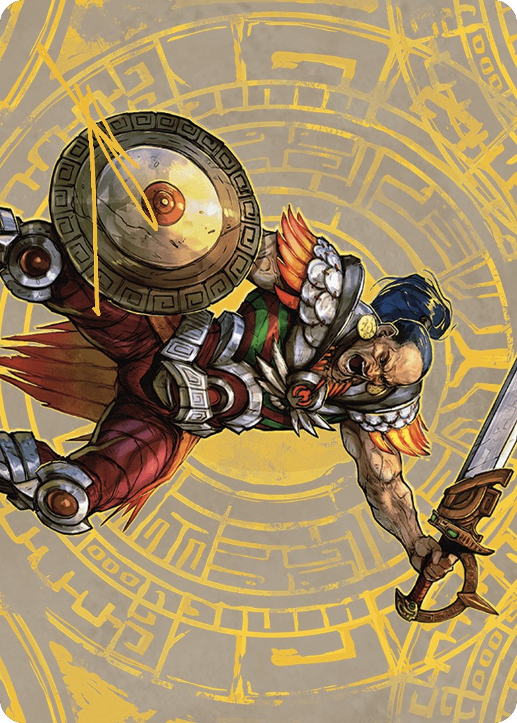 Inti, Seneschal of the Sun Art Card (Gold-Stamped Signature) [The Lost Caverns of Ixalan Art Series] | Tabernacle Games