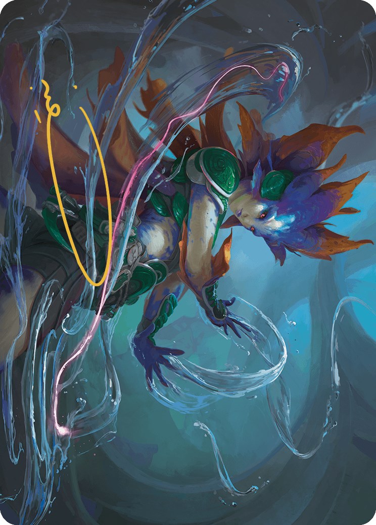 Nicanzil, Current Conductor Art Card (Gold-Stamped Signature) [The Lost Caverns of Ixalan Art Series] | Tabernacle Games