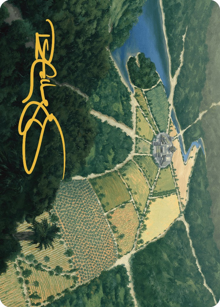 Restless Prairie Art Card (Gold-Stamped Signature) [The Lost Caverns of Ixalan Art Series] | Tabernacle Games