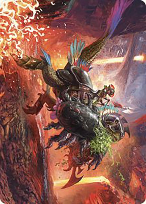 Triumphant Chomp Art Card [The Lost Caverns of Ixalan Art Series] | Tabernacle Games