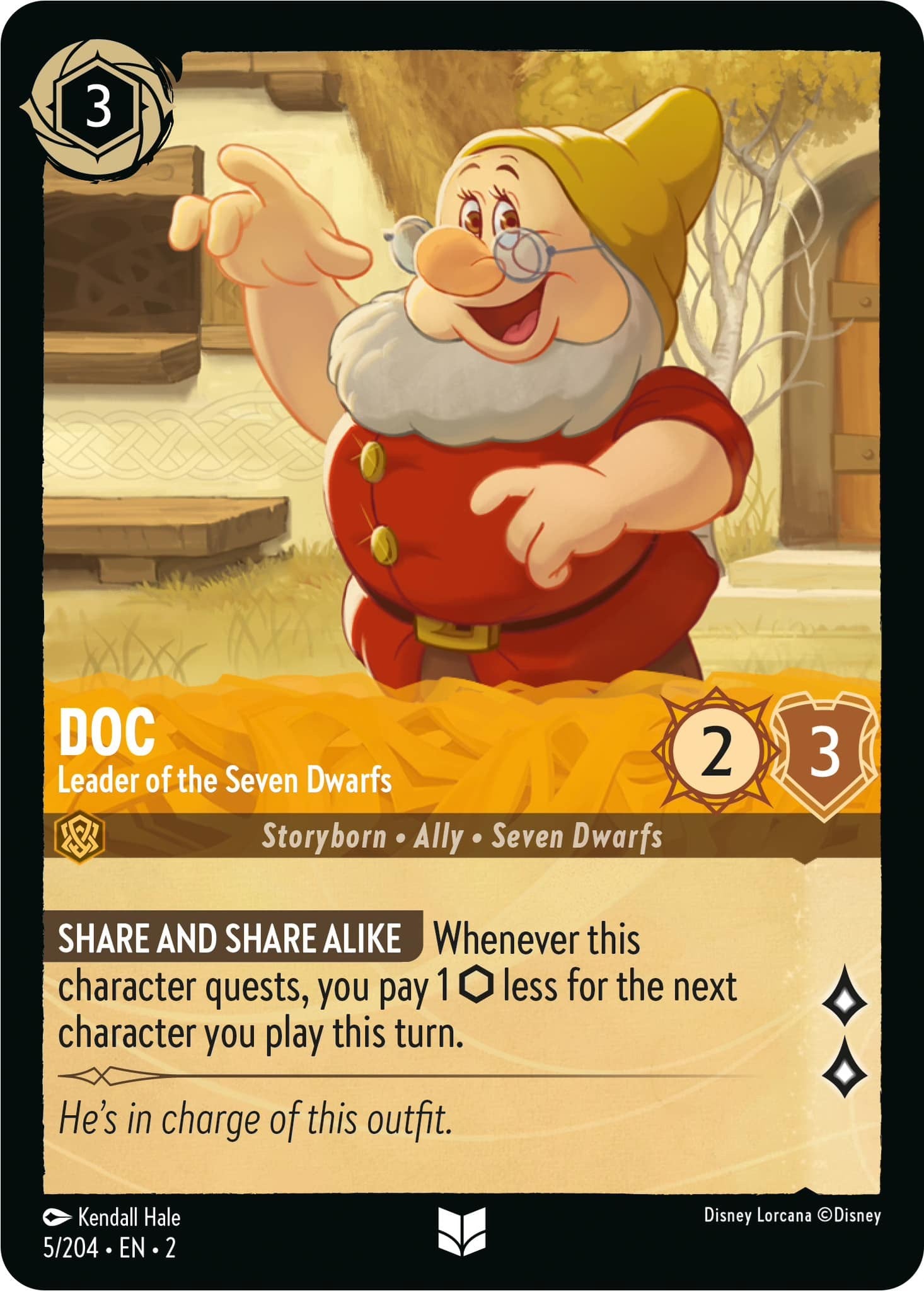 Doc - Leader of the Seven Dwarfs (5/204) [Rise of the Floodborn] | Tabernacle Games