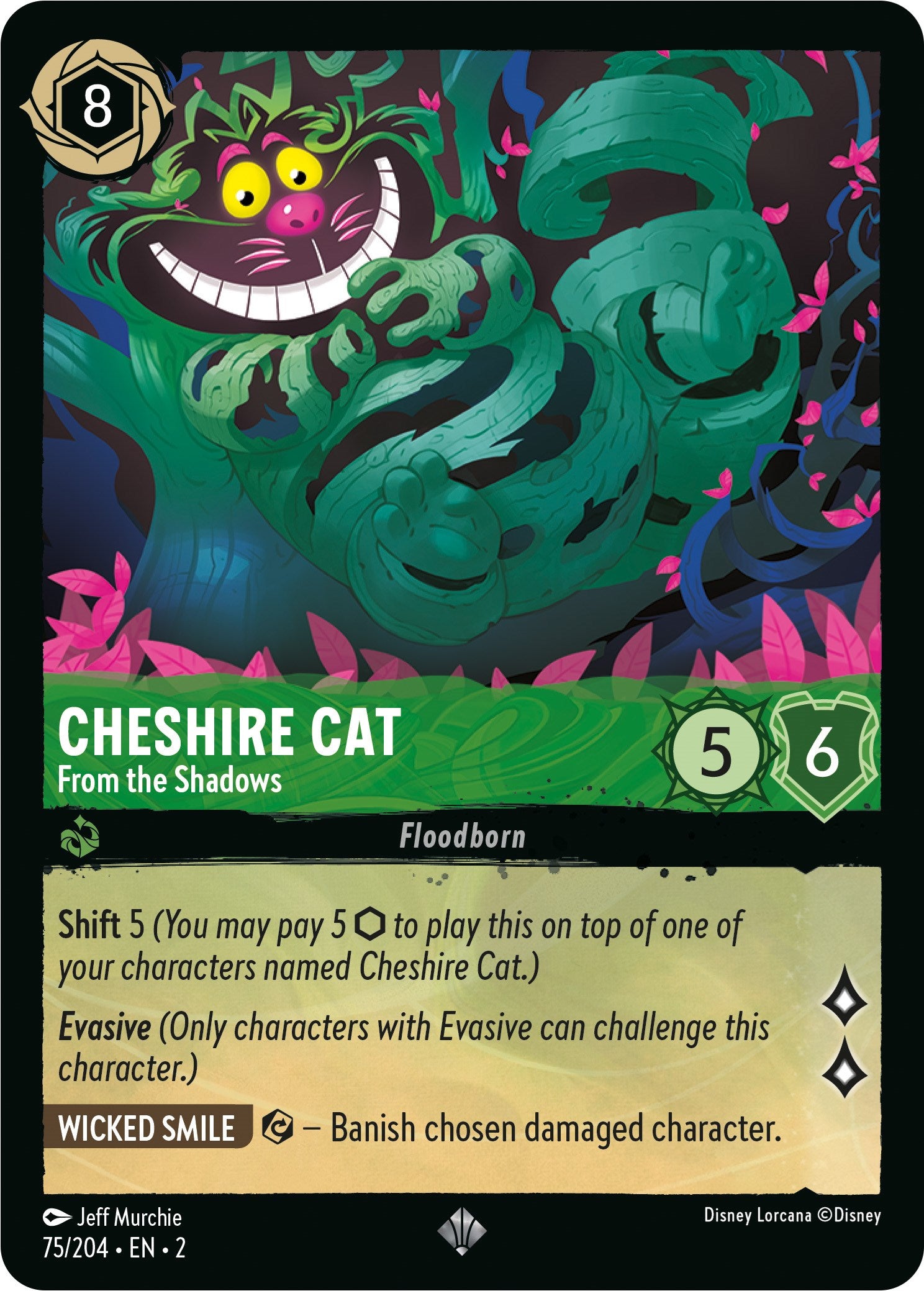 Cheshire Cat - From the Shadows (75/204) [Rise of the Floodborn] | Tabernacle Games