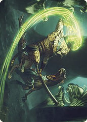 Contest of Claws Art Card [The Lost Caverns of Ixalan Art Series] | Tabernacle Games