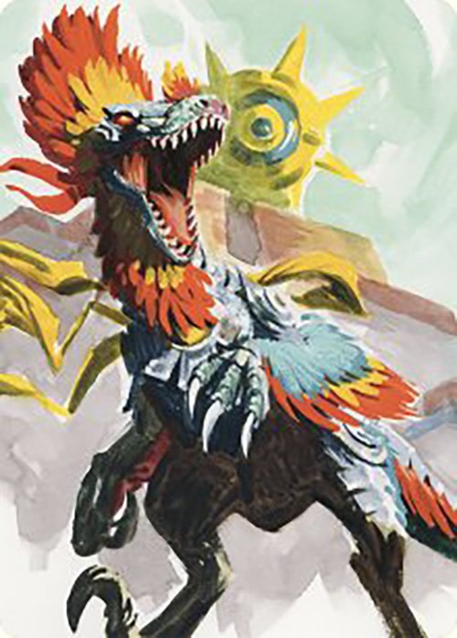 Pantlaza, Sun-Favored Art Card [The Lost Caverns of Ixalan Art Series] | Tabernacle Games