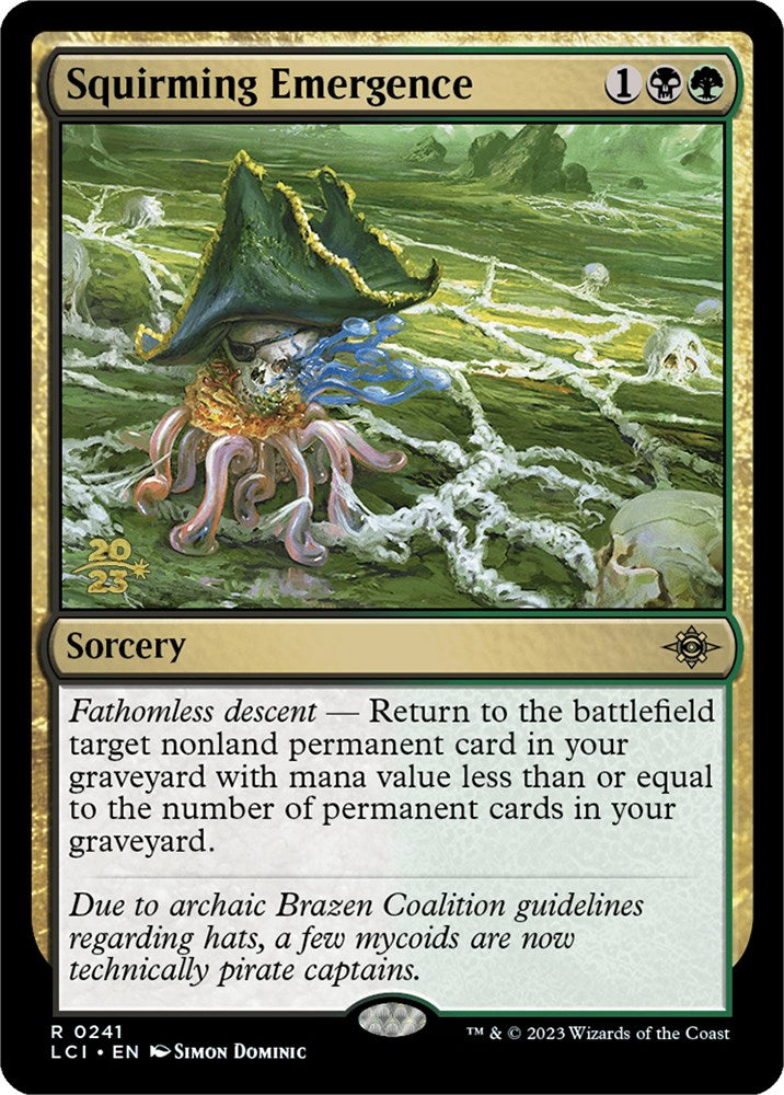 Squirming Emergence [The Lost Caverns of Ixalan Prerelease Cards] | Tabernacle Games