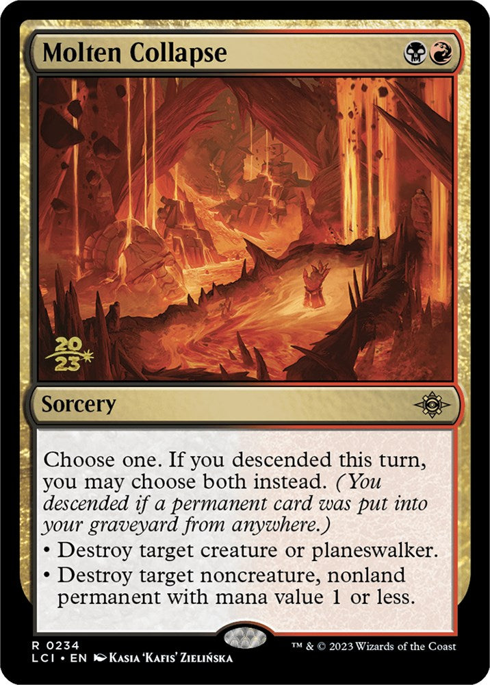 Molten Collapse [The Lost Caverns of Ixalan Prerelease Cards] | Tabernacle Games