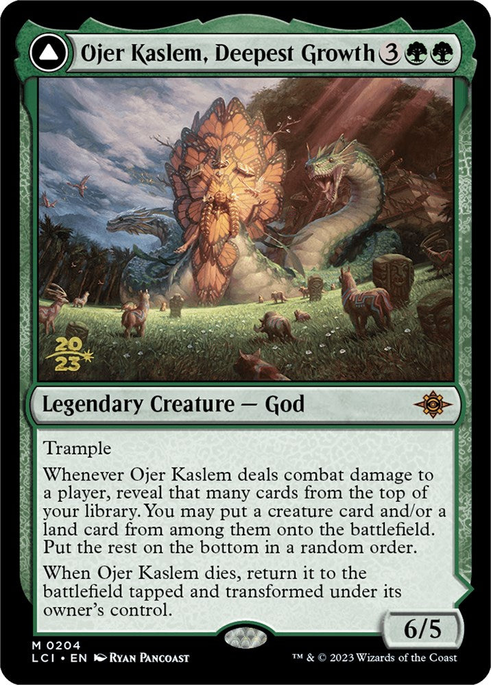 Ojer Kaslem, Deepest Growth // Temple of Cultivation [The Lost Caverns of Ixalan Prerelease Cards] | Tabernacle Games