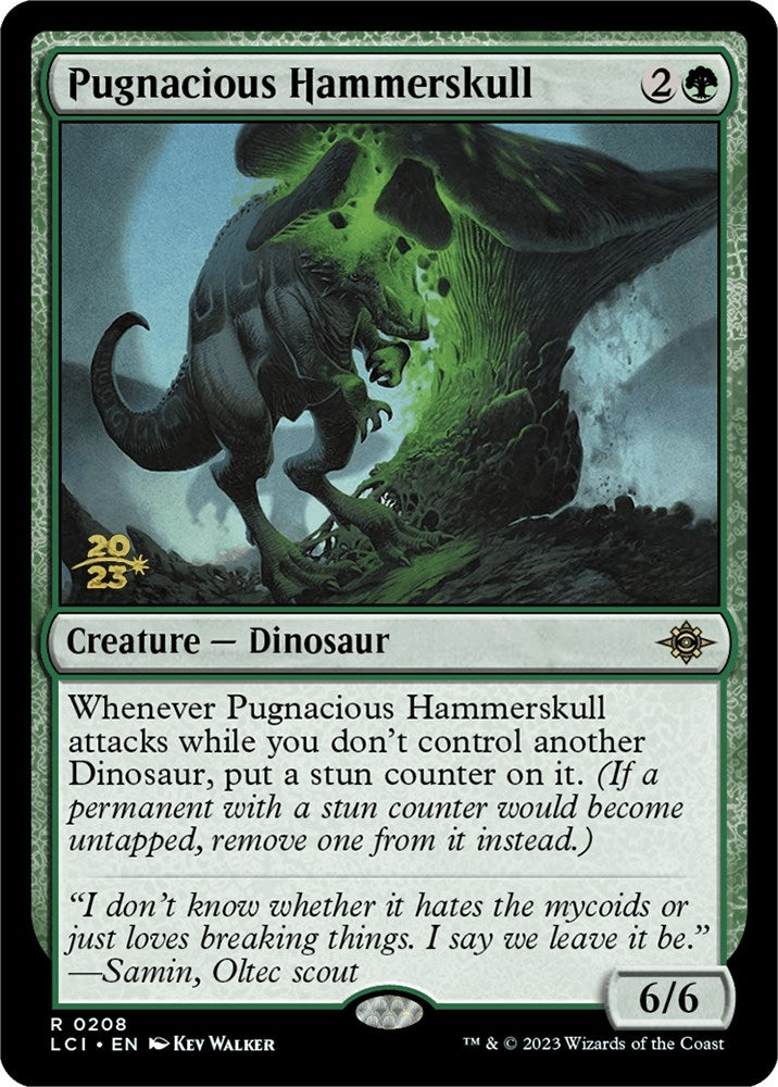 Pugnacious Hammerskull [The Lost Caverns of Ixalan Prerelease Cards] | Tabernacle Games