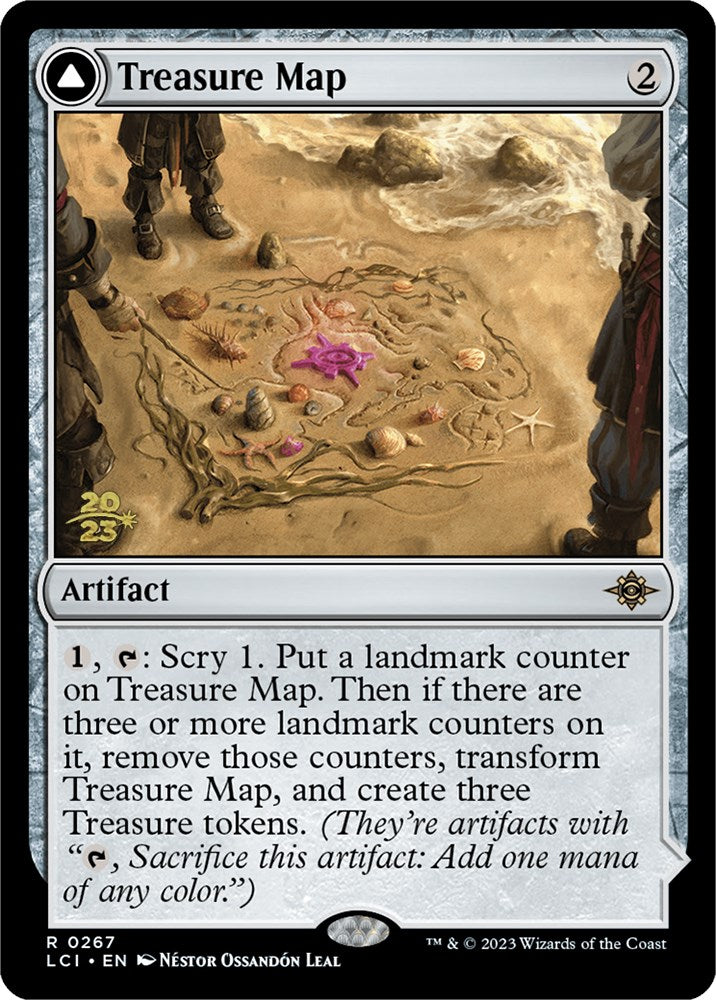 Treasure Map // Treasure Cove [The Lost Caverns of Ixalan Prerelease Cards] | Tabernacle Games