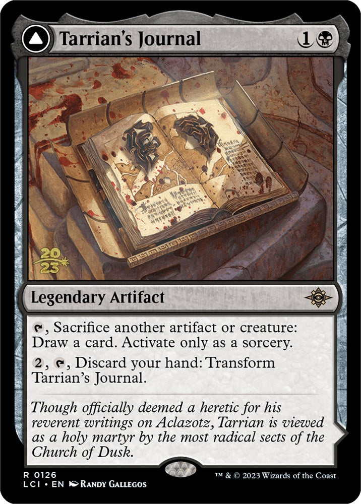 Tarrian's Journal // The Tomb of Aclazotz [The Lost Caverns of Ixalan Prerelease Cards] | Tabernacle Games