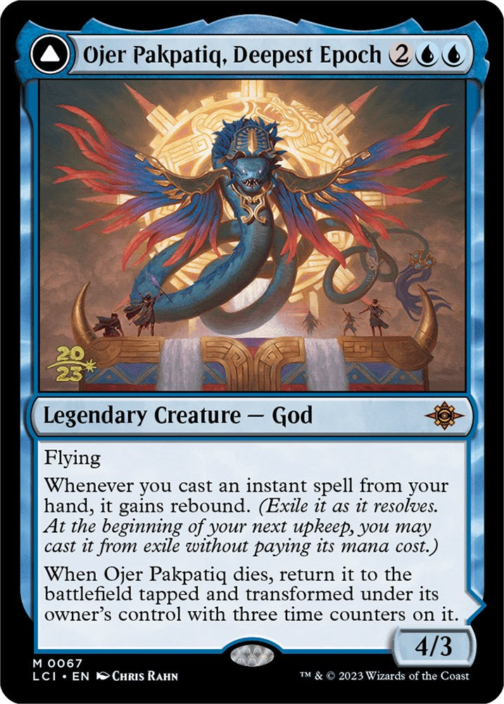 Ojer Pakpatiq, Deepest Epoch // Temple of Cyclical Time [The Lost Caverns of Ixalan Prerelease Cards] | Tabernacle Games