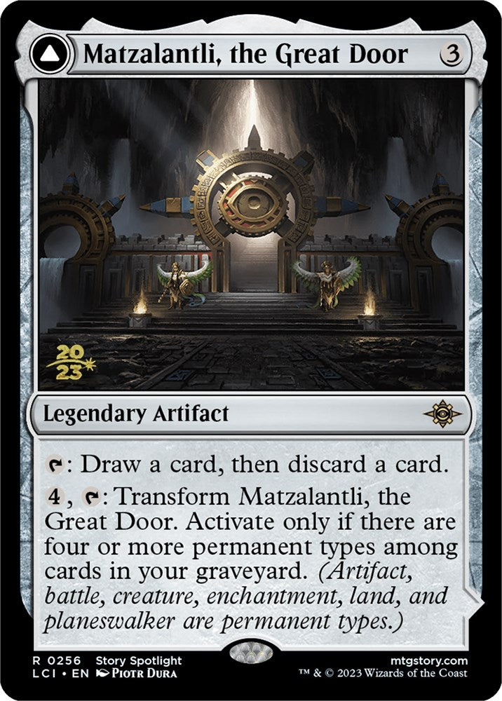 Matzalantli, the Great Door // The Core [The Lost Caverns of Ixalan Prerelease Cards] | Tabernacle Games