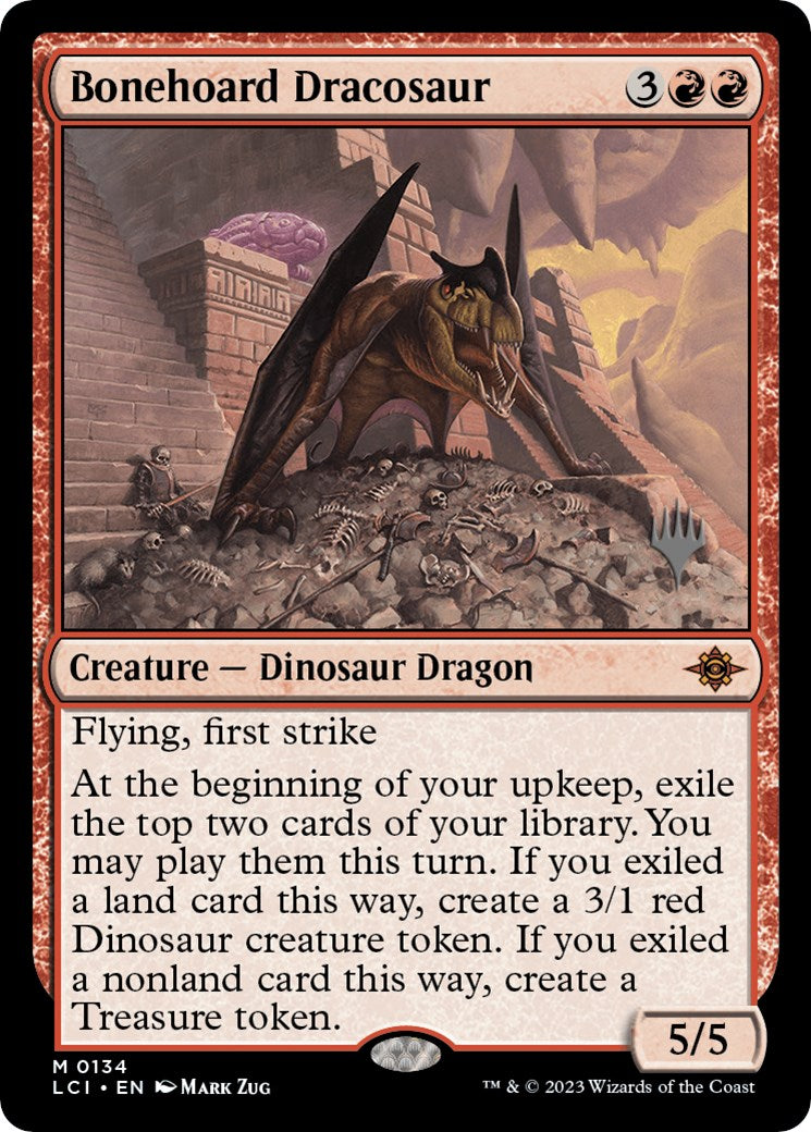 Bonehoard Dracosaur (Promo Pack) [The Lost Caverns of Ixalan Promos] | Tabernacle Games