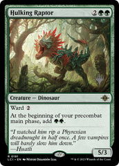 Hulking Raptor (Promo Pack) [The Lost Caverns of Ixalan Promos] | Tabernacle Games