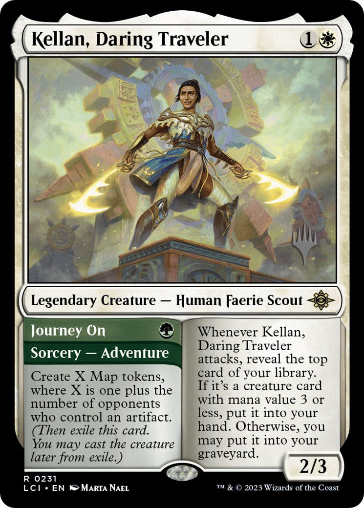 Kellan, Daring Traveler (Promo Pack) [The Lost Caverns of Ixalan Promos] | Tabernacle Games