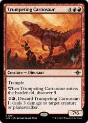 Trumpeting Carnosaur (Promo Pack) [The Lost Caverns of Ixalan Promos] | Tabernacle Games