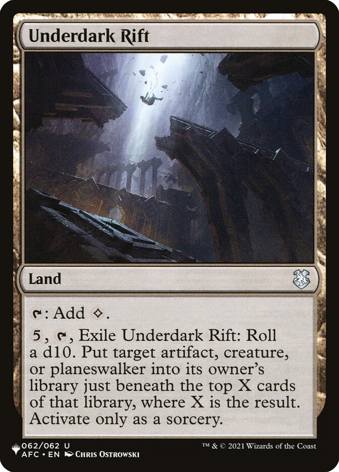 Underdark Rift [The List] | Tabernacle Games
