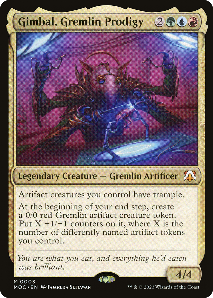 Gimbal, Gremlin Prodigy [March of the Machine Commander] | Tabernacle Games