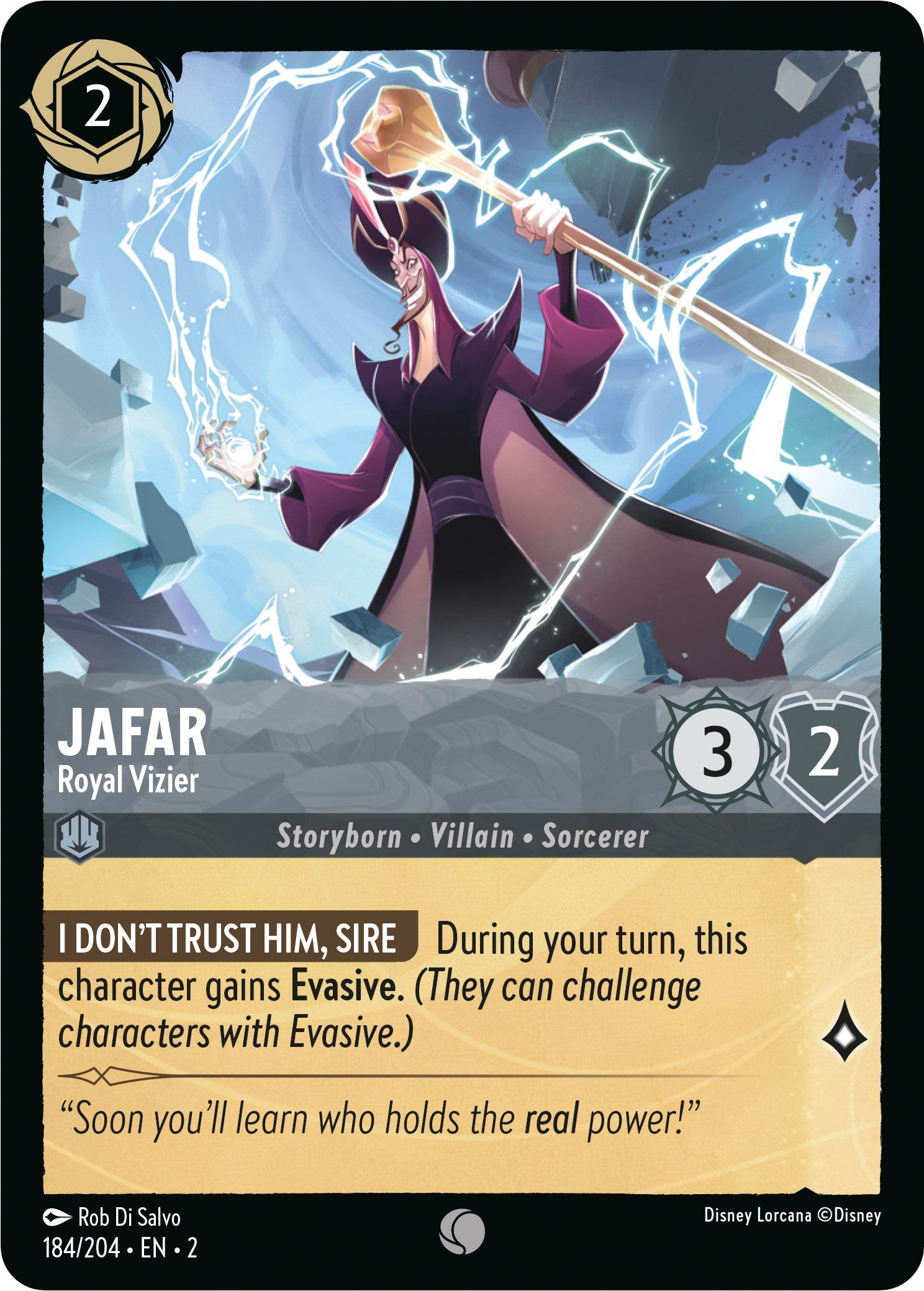 Jafar - Royal Vizier (184/204) [Rise of the Floodborn] | Tabernacle Games
