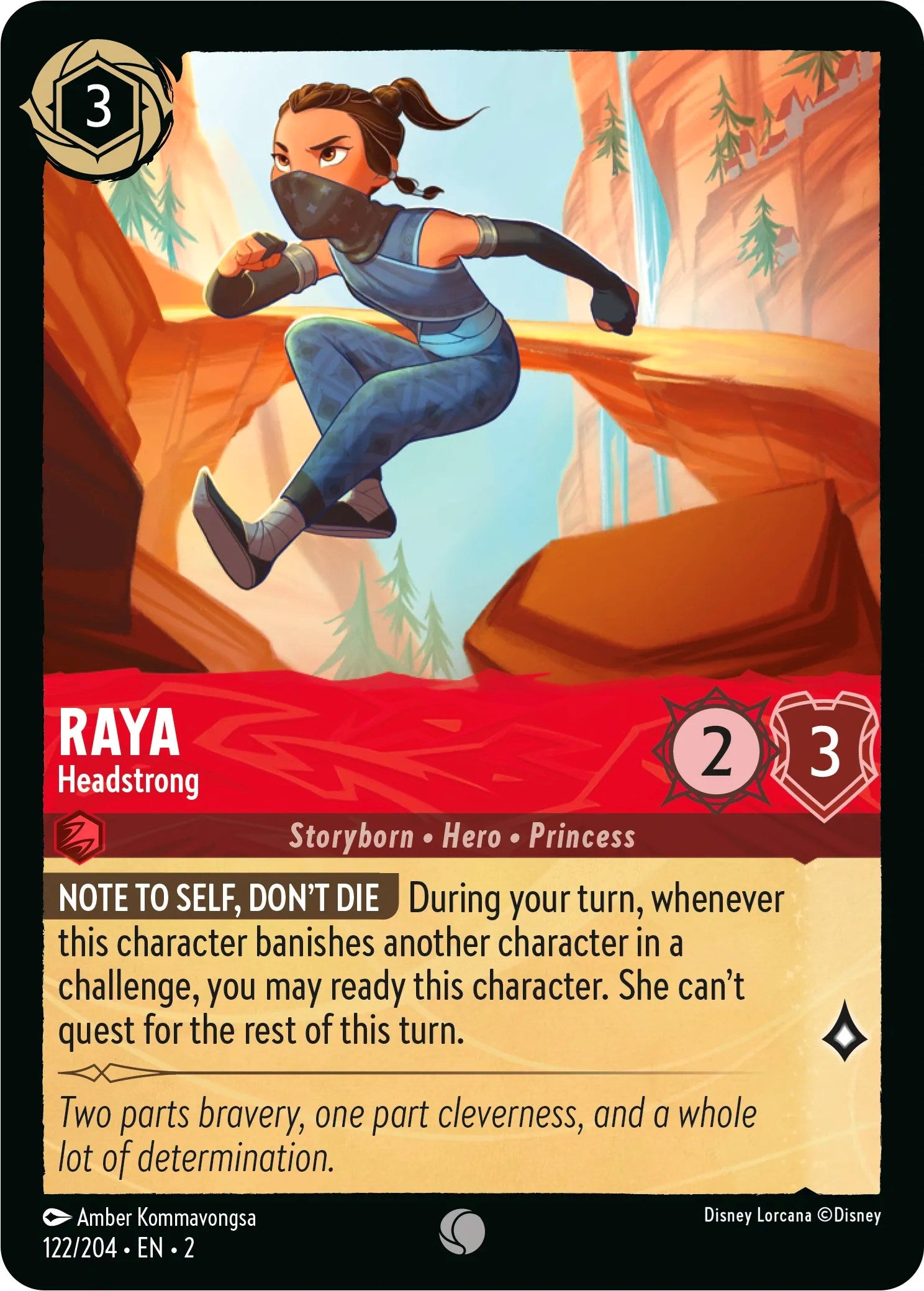 Raya - Headstrong (122/204) [Rise of the Floodborn] | Tabernacle Games