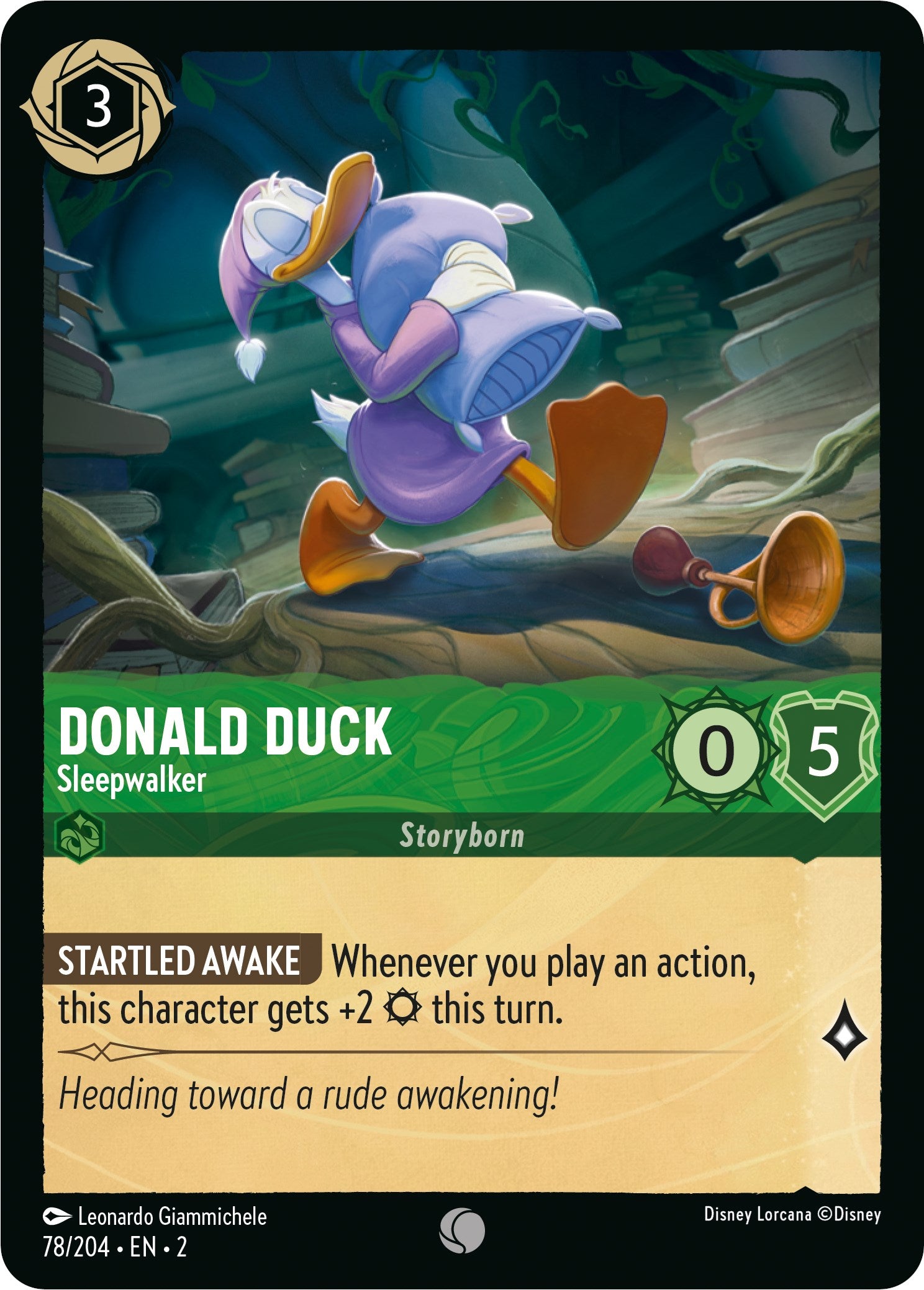 Donald Duck - Sleepwalker (78/204) [Rise of the Floodborn] | Tabernacle Games
