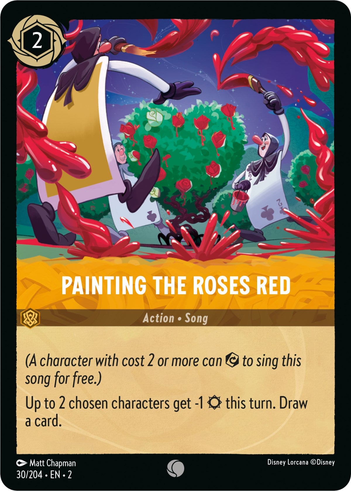 Painting the Roses Red (30/204) [Rise of the Floodborn] | Tabernacle Games