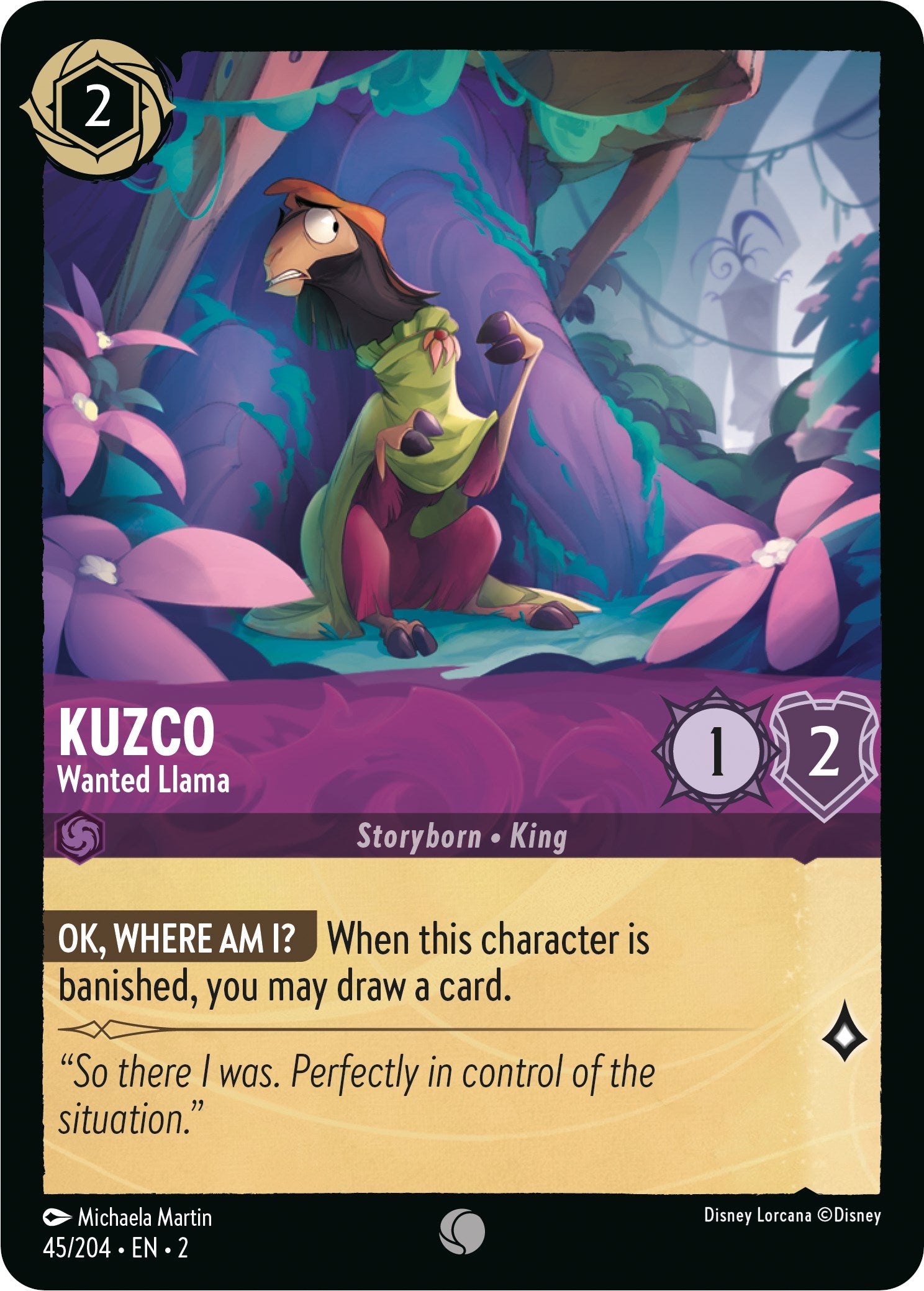 Kuzco - Wanted Llama (45/204) [Rise of the Floodborn] | Tabernacle Games