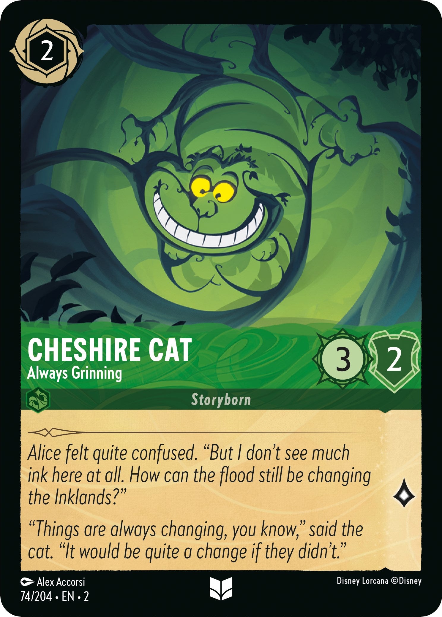 Cheshire Cat - Always Grinning (74/204) [Rise of the Floodborn] | Tabernacle Games