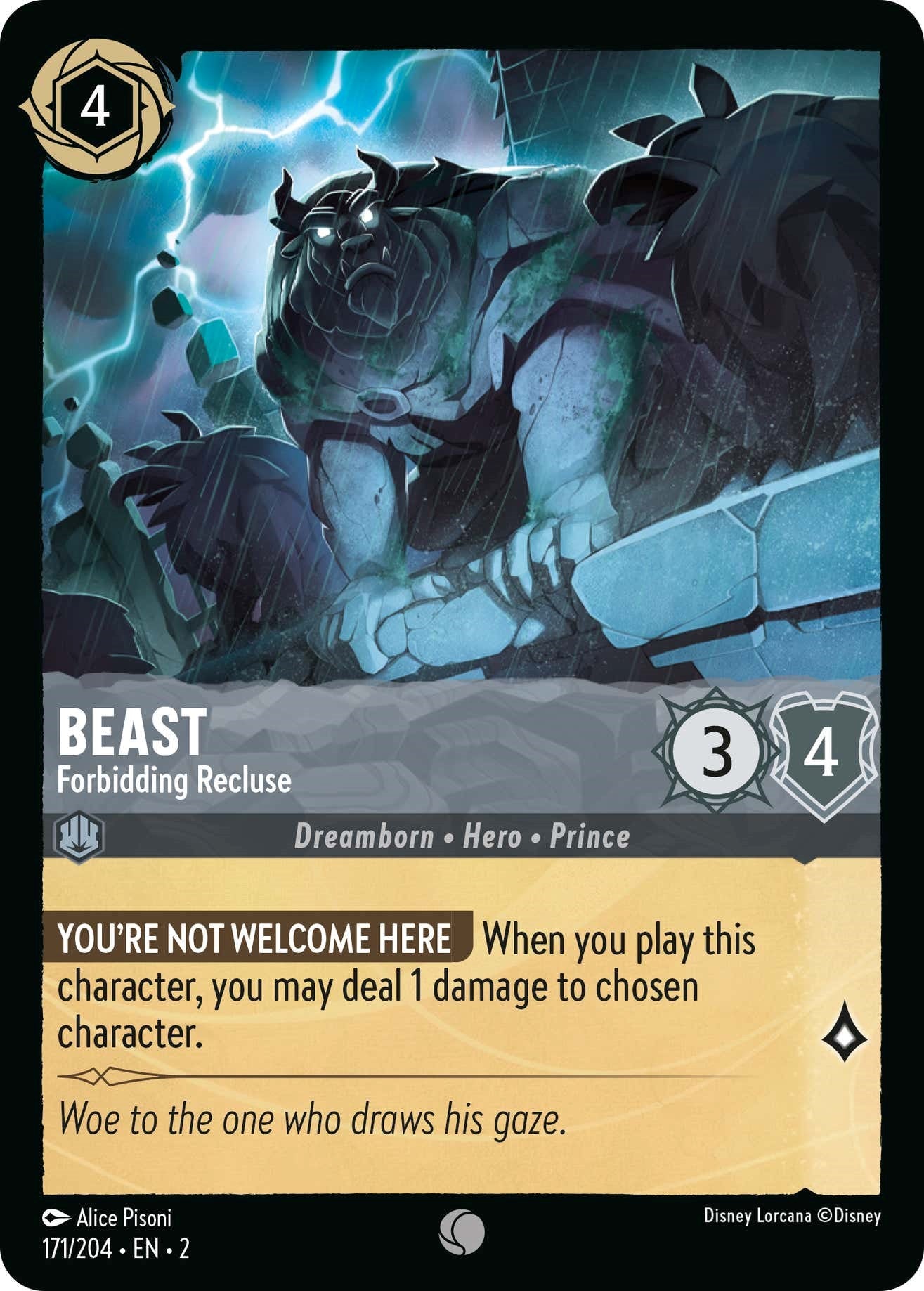 Beast - Forbidding Recluse (171/204) [Rise of the Floodborn] | Tabernacle Games