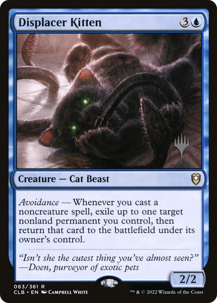 Displacer Kitten (Promo Pack) [The Lost Caverns of Ixalan Promos] | Tabernacle Games