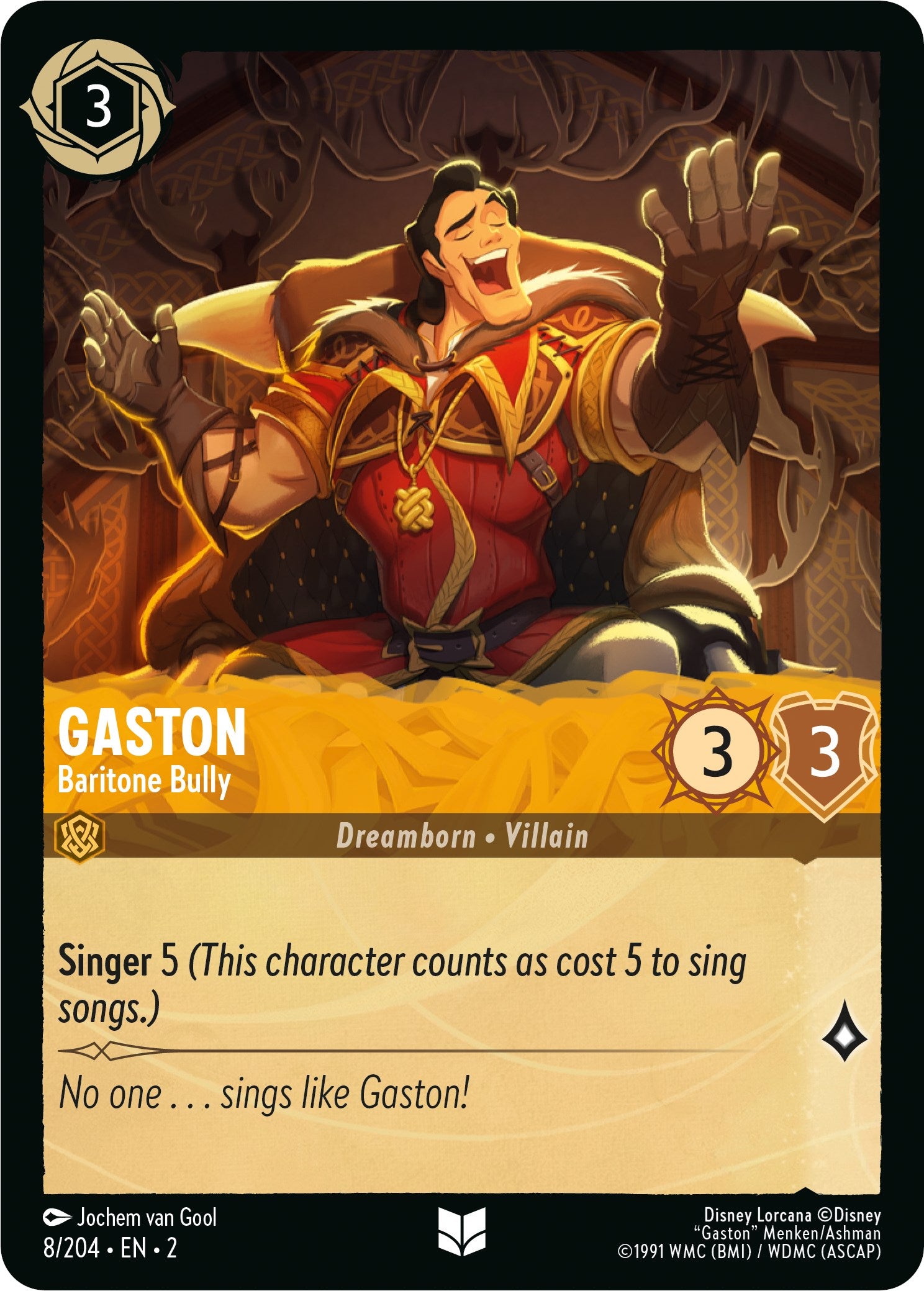 Gaston - Baritone Bully (8/204) [Rise of the Floodborn] | Tabernacle Games