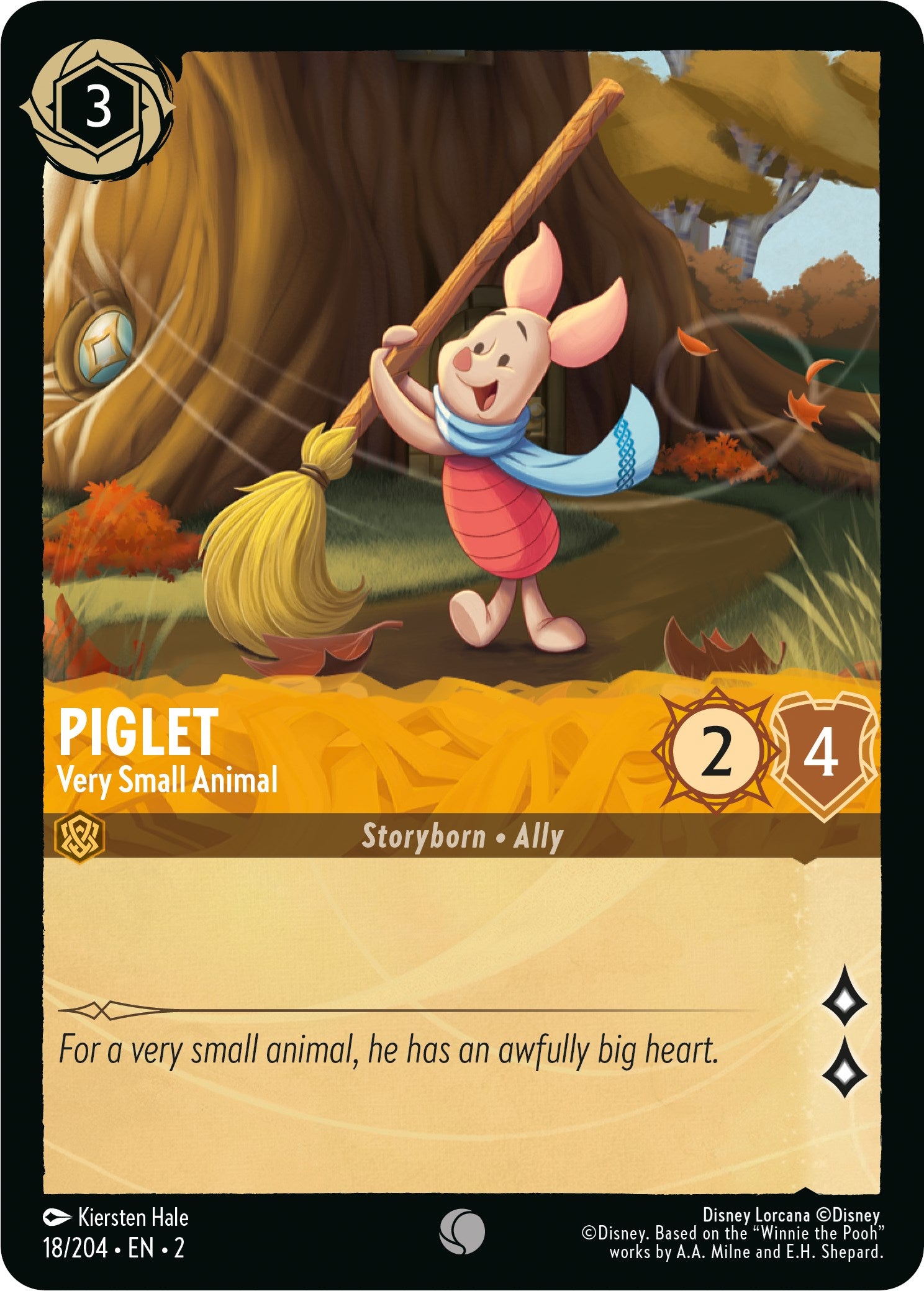 Piglet - Very Small Animal (18/204) [Rise of the Floodborn] | Tabernacle Games